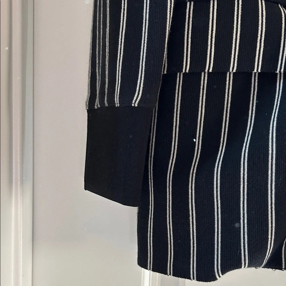 rag & bone Black and White Striped Jacket full zip XS - Picture 3 of 7